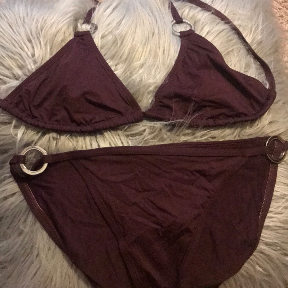 Dark purple bikini
